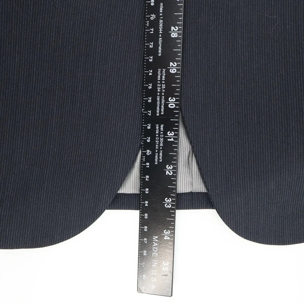 JF J.Ferrar Mens Modern Fit Navy Stripe Two-Piece Suit - 42 Long Pants 32x30 NEW